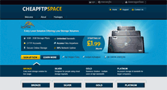 Desktop Screenshot of cheapftpspace.com