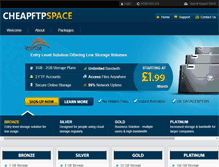 Tablet Screenshot of cheapftpspace.com